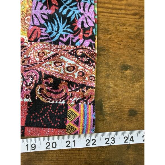 Women’s Patchwork Print Cotton Polyester Overalls Y2K Hobo Hippie Vibes No Size - Picture 9 of 9